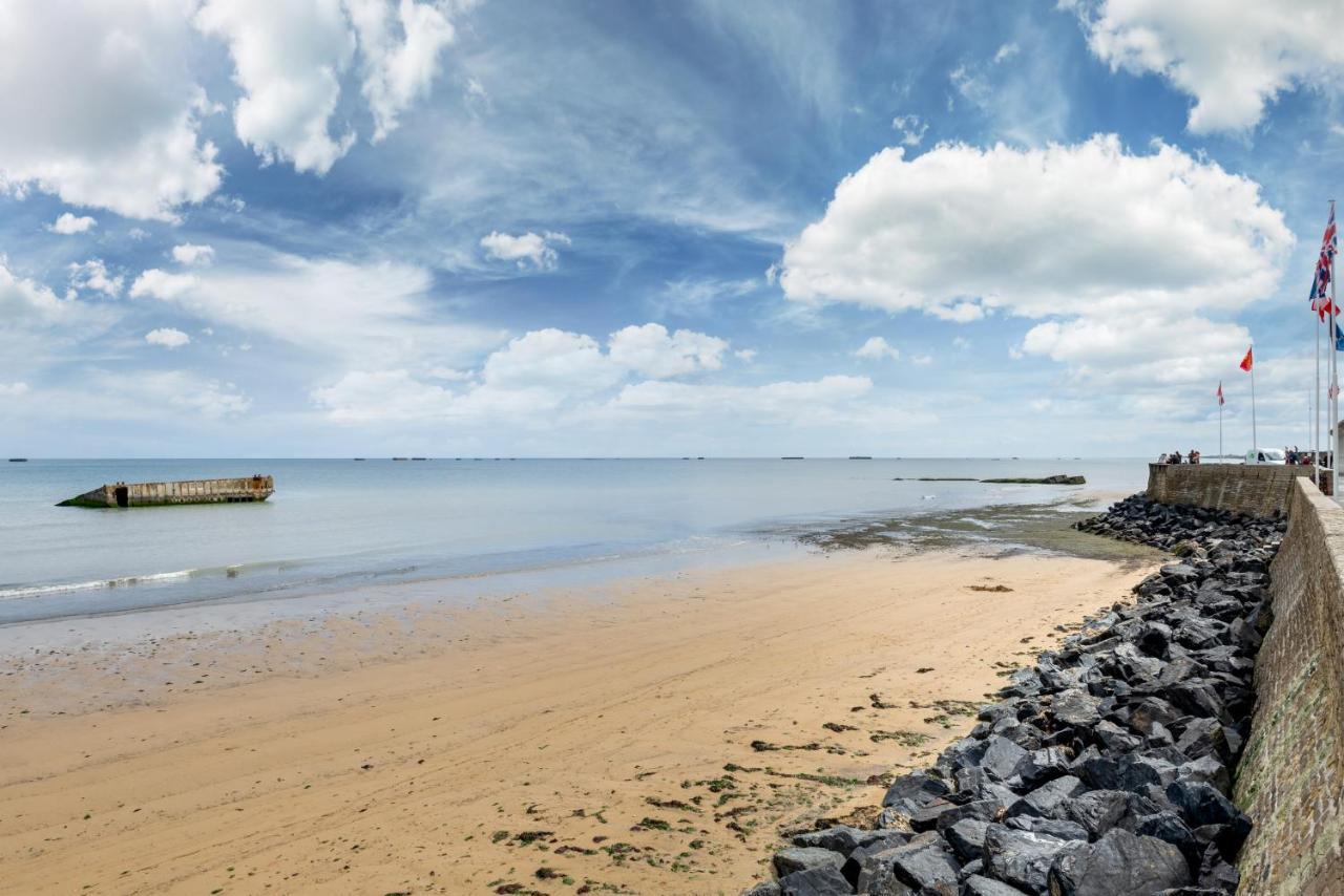 Les Heures Tranquilles - Vue Mer - 50M De La Plage Saint-Come-de-Fresne Luaran gambar
